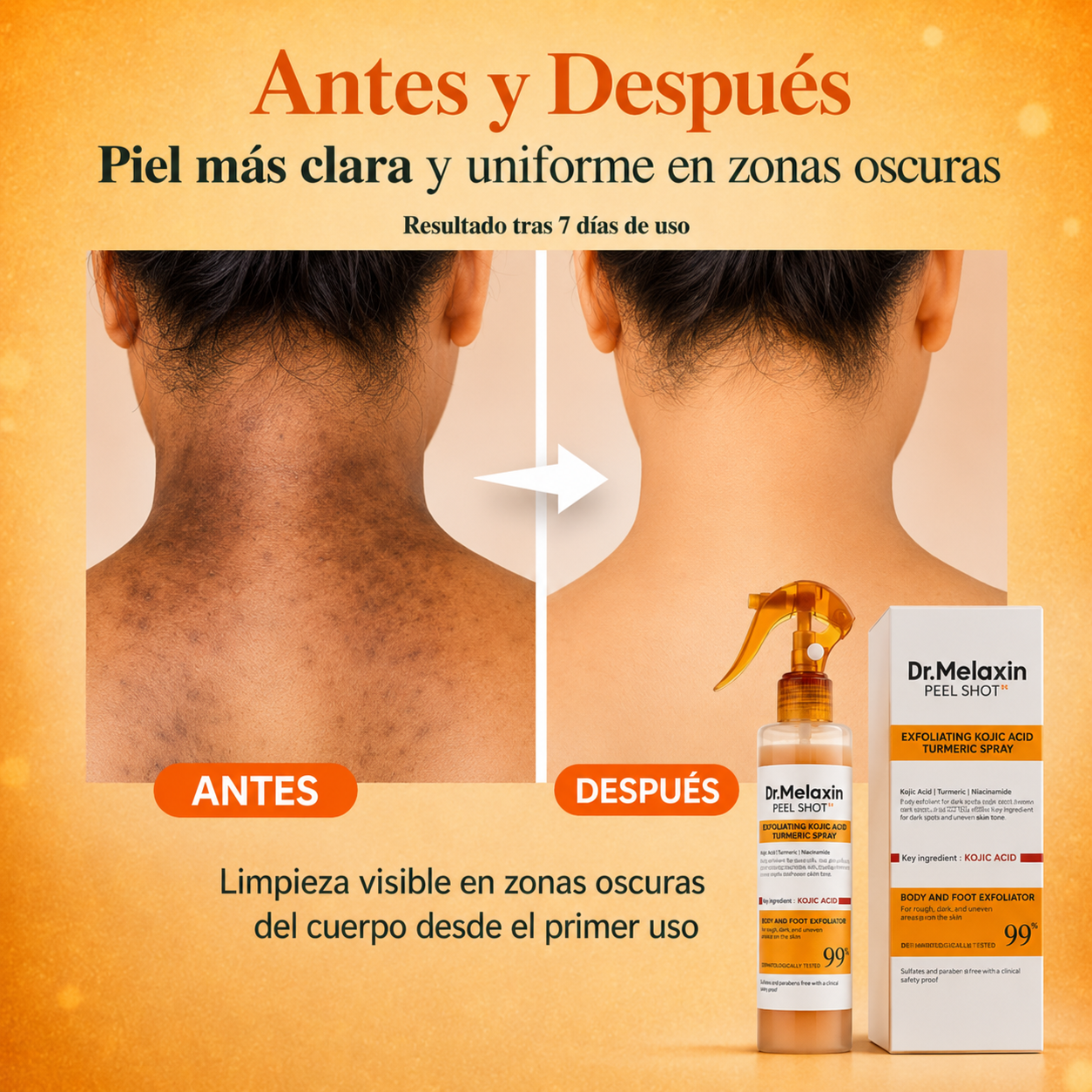 Exfolia, aclara y renueva tu piel desde el día 1