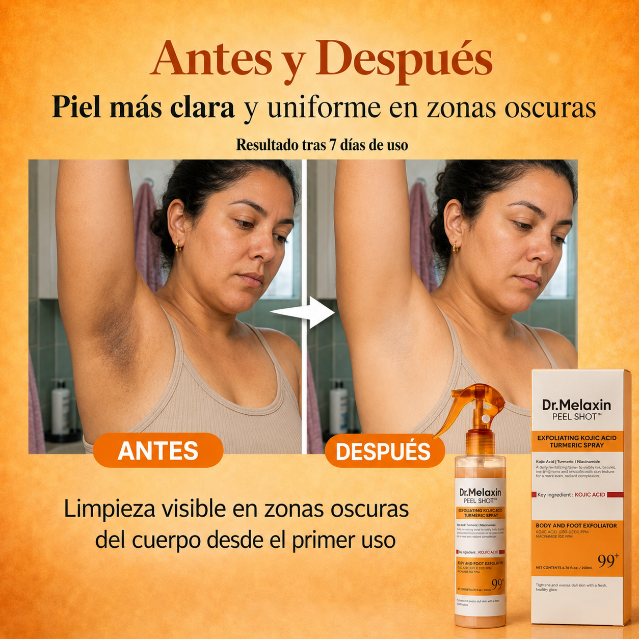 Exfolia, aclara y renueva tu piel desde el día 1