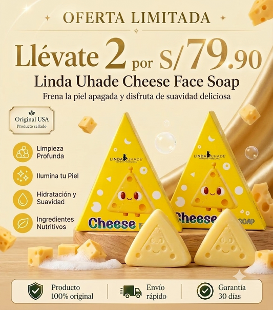 Ilumina tu piel y elimina impurezas con Cheese Face Soap