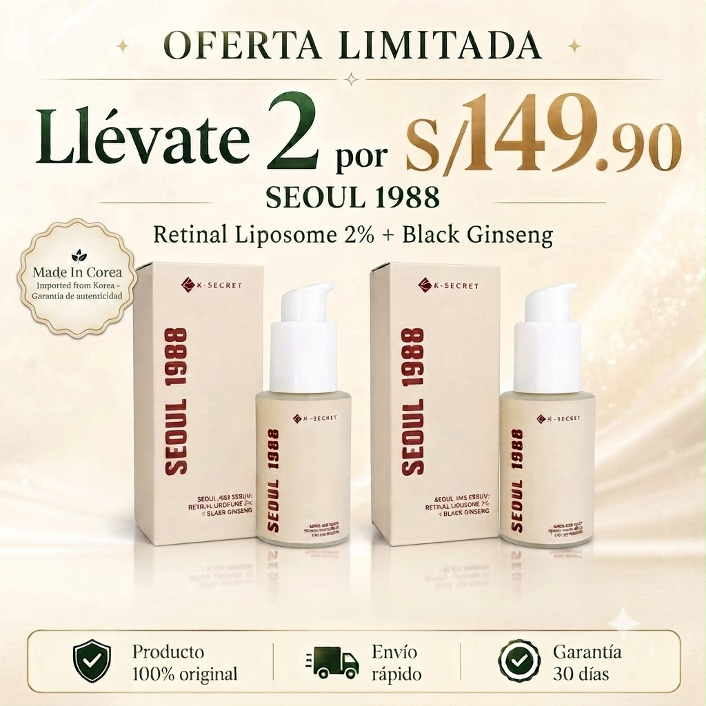 Repara tu piel y borra los signos de la edad con Seoul 1988 Serum K-Secret