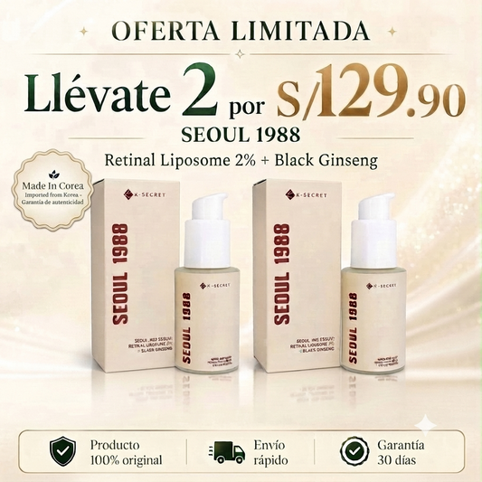 Repara tu piel y borra los signos de la edad con Seoul 1988 Serum K-Secret