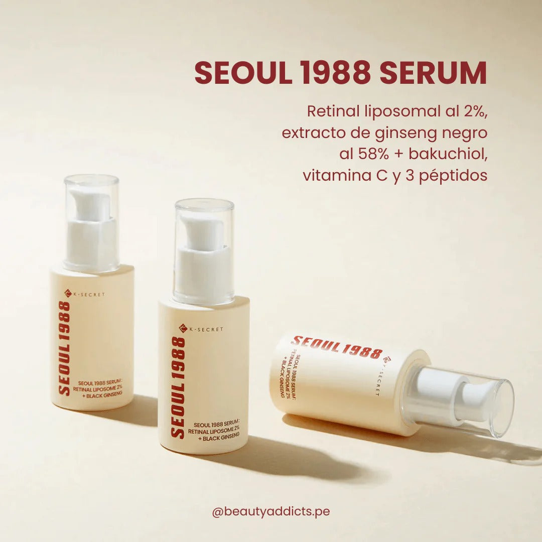 Repara tu piel y borra los signos de la edad con Seoul 1988 Serum K-Secret