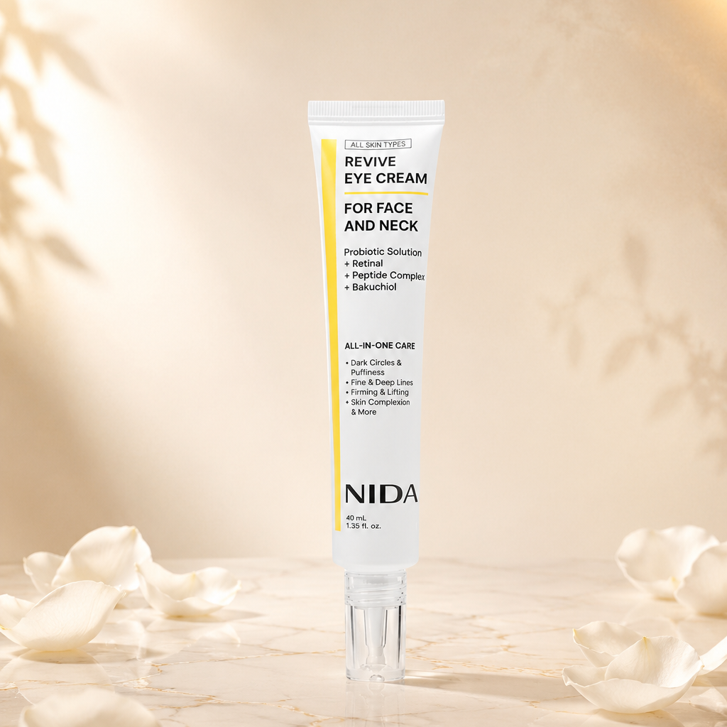 Rejuvenece tu mirada y borra las líneas de cansancio con NIDA Revive Eye Cream