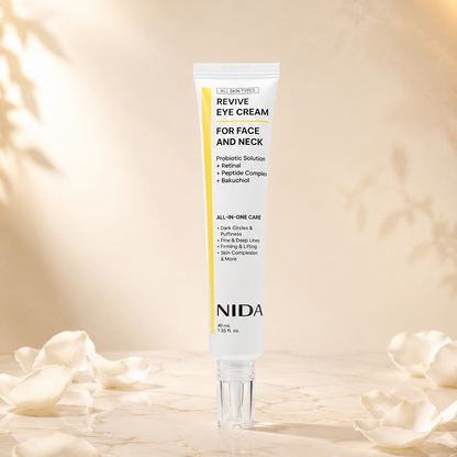 Rejuvenece tu mirada y borra las líneas de cansancio con NIDA Revive Eye Cream